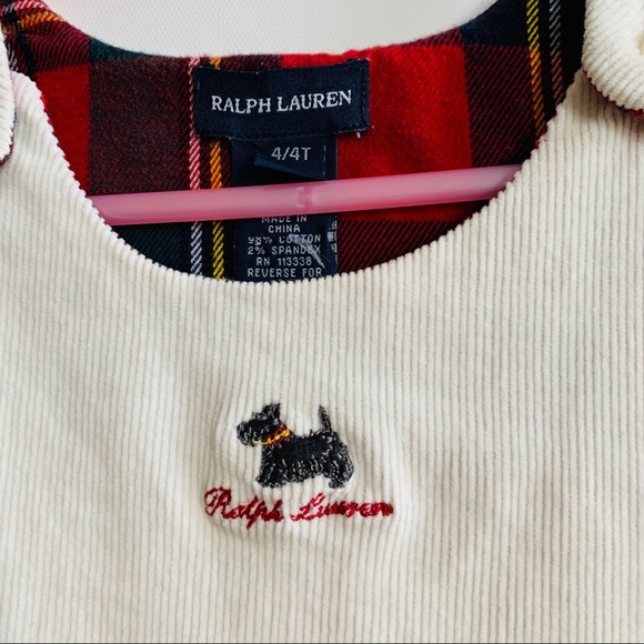 Ralph Lauren overall corduroy dress 4T - Picture 2 of 3